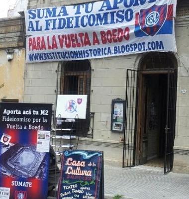 Se aportaron 150 m2 en la jornada de adhesión masiva por la vuelta a Boedo